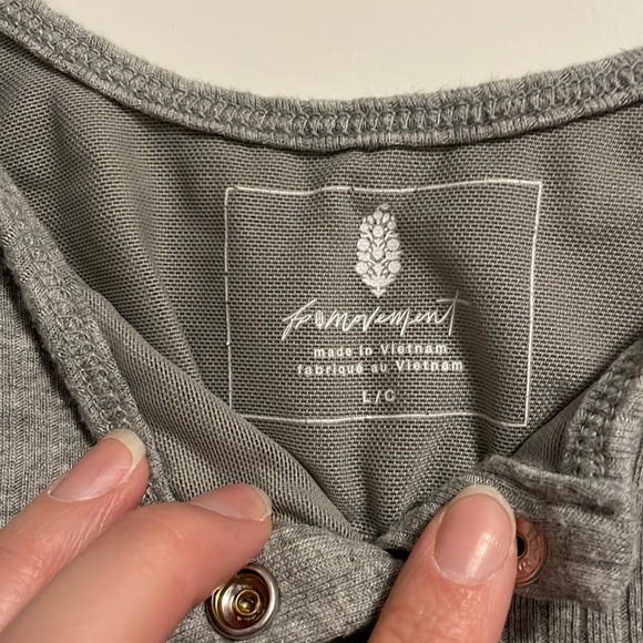 FP Movement Grey Crop Tank - Picture 4 of 7